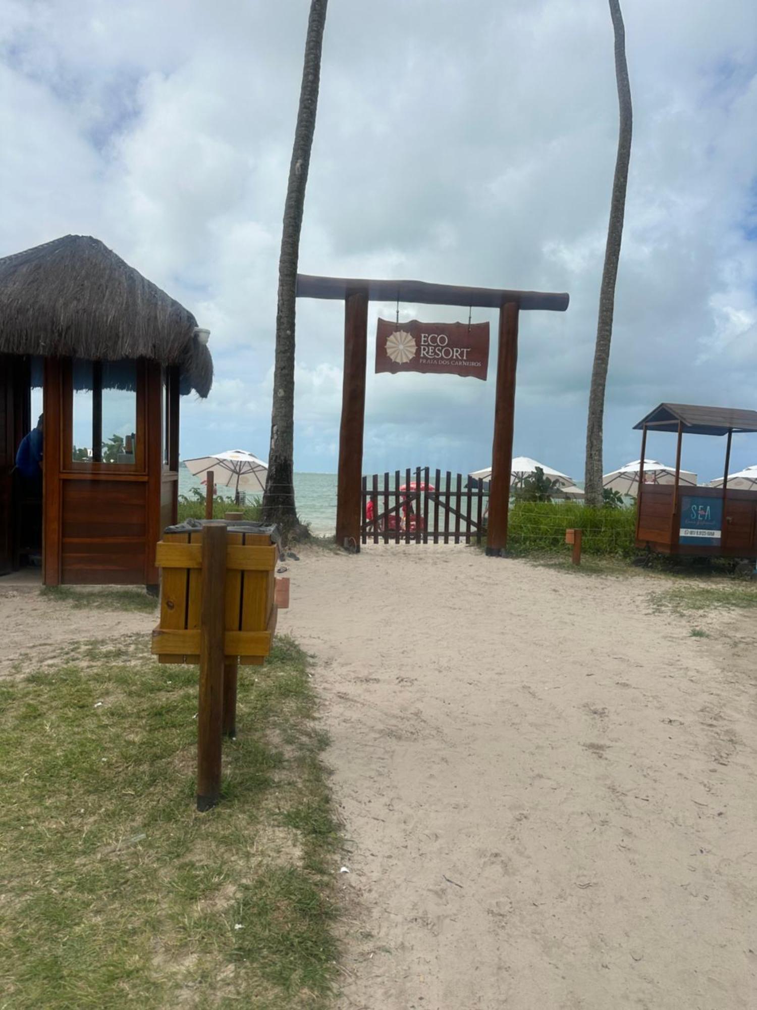 Flat Praia Dos Carneiros Eco Resort 26 Tamandaré Eksteriør bilde